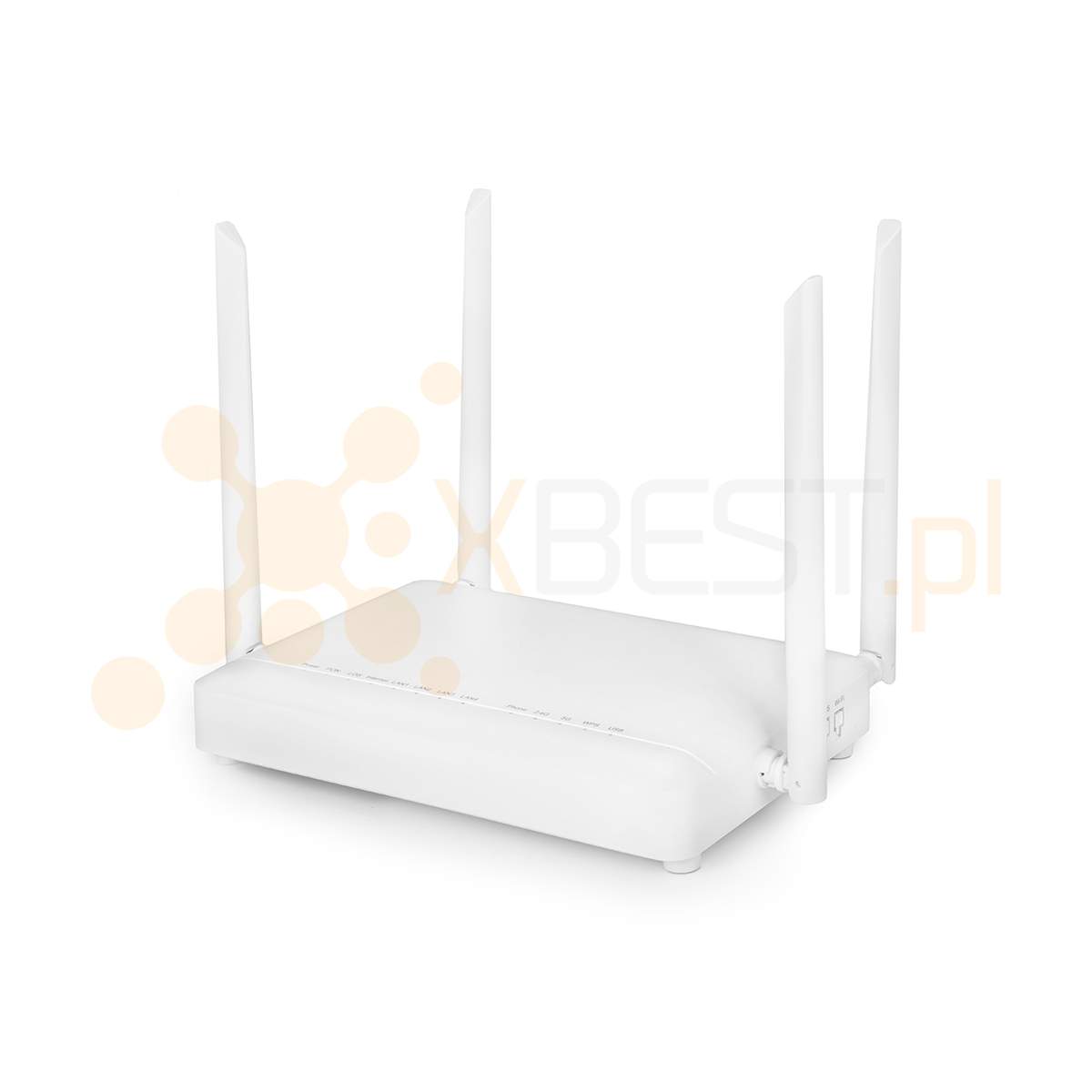 ZTE ONT GPON ZXHN F6600P (4xGE, 1xFX, WiFi-AX3000, 1xGPON, 1xUSB) (SC/APC) (4xANTENA)