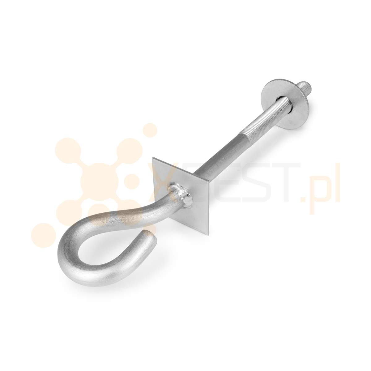 Śruba hakowa M16x200 [mm] do wieszania uchwytów