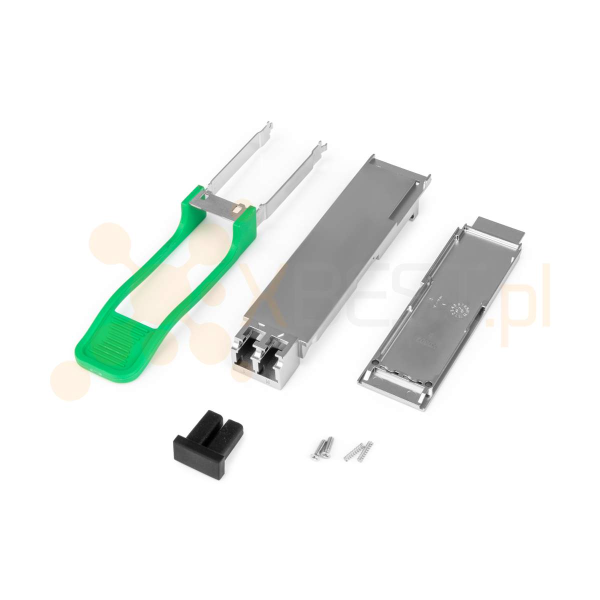 QSFP+/QSFP28 SHELL, 2xLC, OPTEC (obudowa)