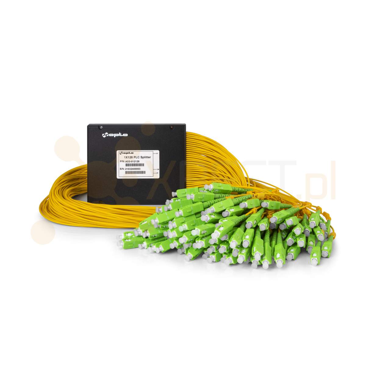 Splitter PLC SC/APC SM G.657A1 2.0mm 1M ABS 1x128