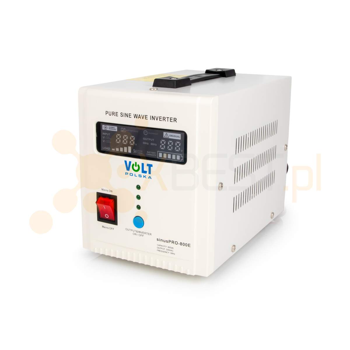 Przetwornica napięciowa sinusPro-800E 12VDC / 230VAC 500W