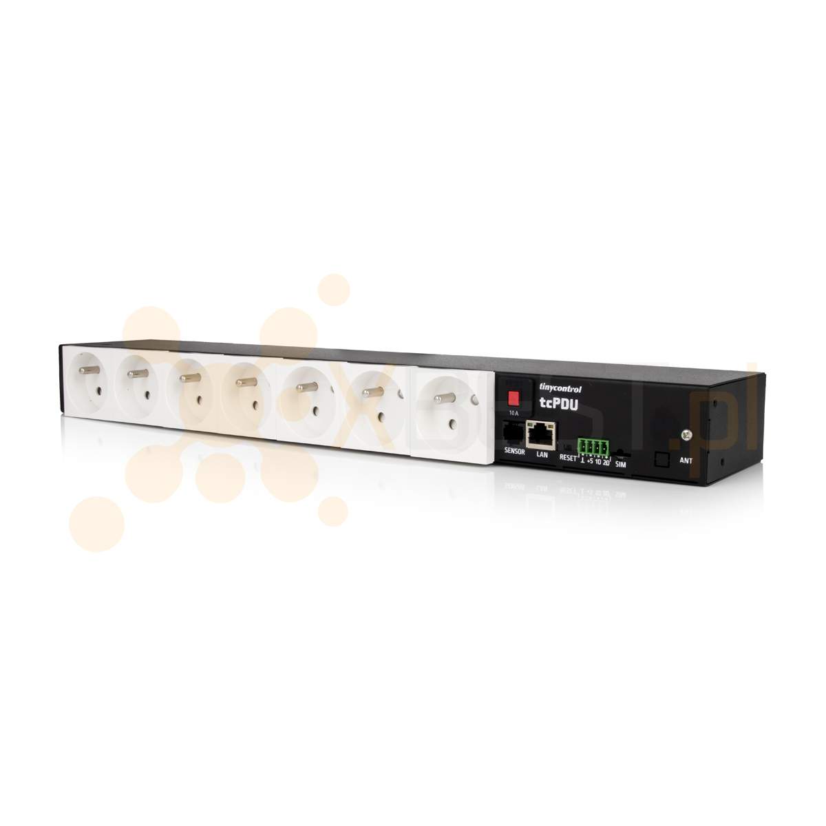 Manageable power strip IP Power Socket, 7 sockets