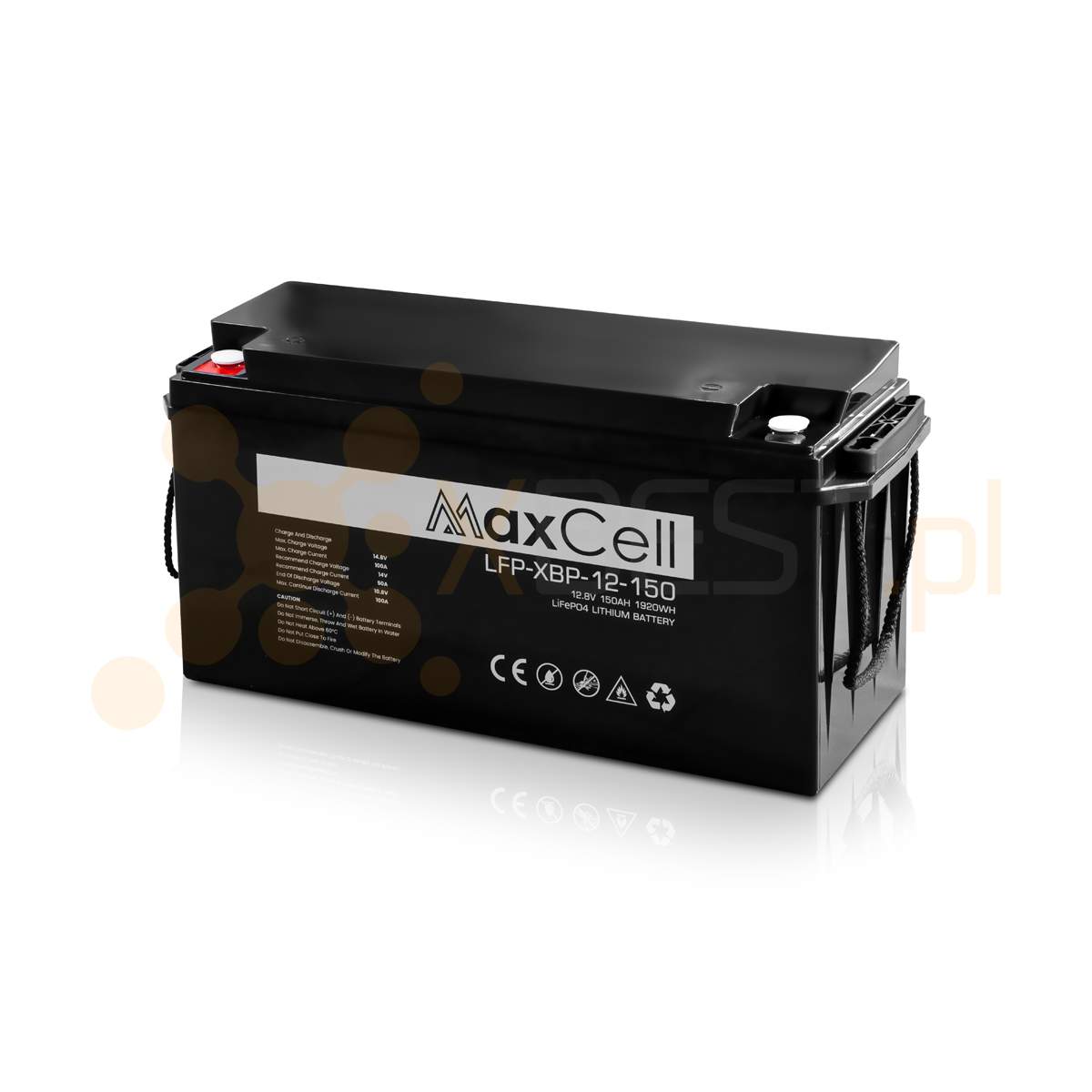 Akumulator LiFePO4 LFP-XBP-12-150 (12.8V 150Ah M8)