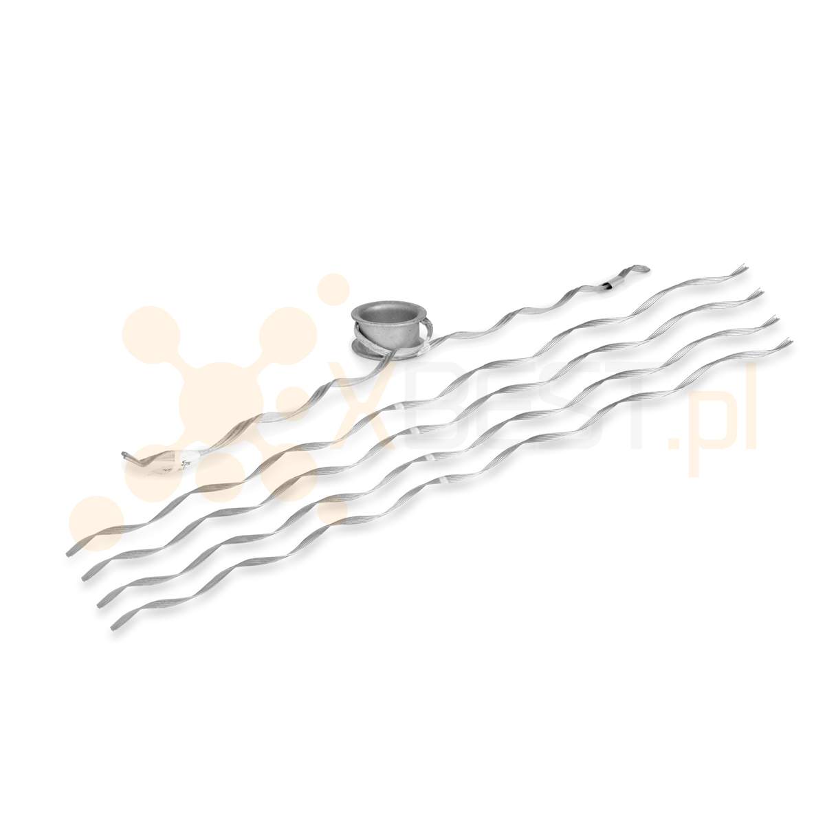 Uchwyt przelotowy Sdünnger SPIRAL S210-228 (21.0-22.8mm) WHITE 15kN