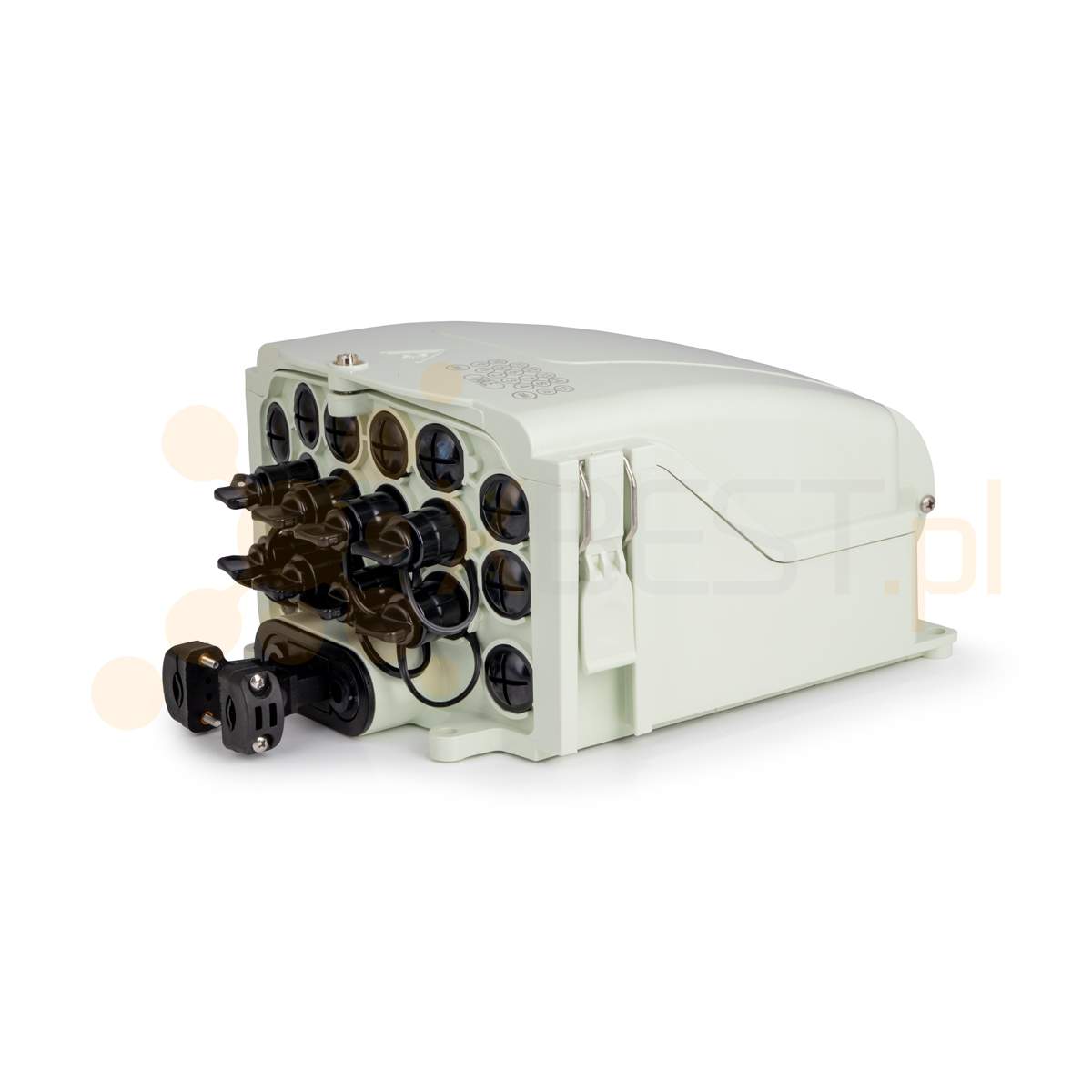 Mufa światłowodowa Tracom FTTX MDU I18R uncut port +8x Adapter HMSC-SC 28J 1x8PLC SC/APC BEIGE