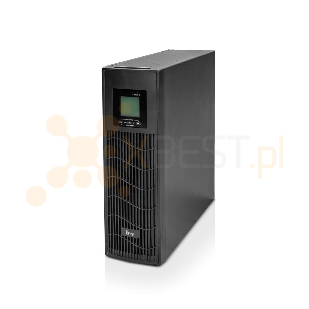 Zasilacz UPS RACK 19" 2000VA/1600W, 3x12V/9Ah, RTS-LI-2k0-3U-LCD-3x9