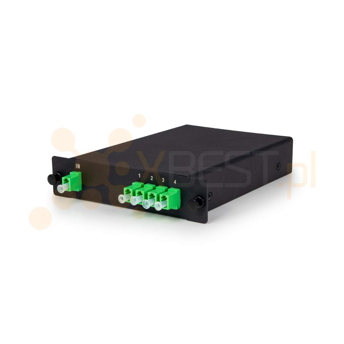 Splitter PLC LC/APC SM G.657A1 LGX BOX 1x4