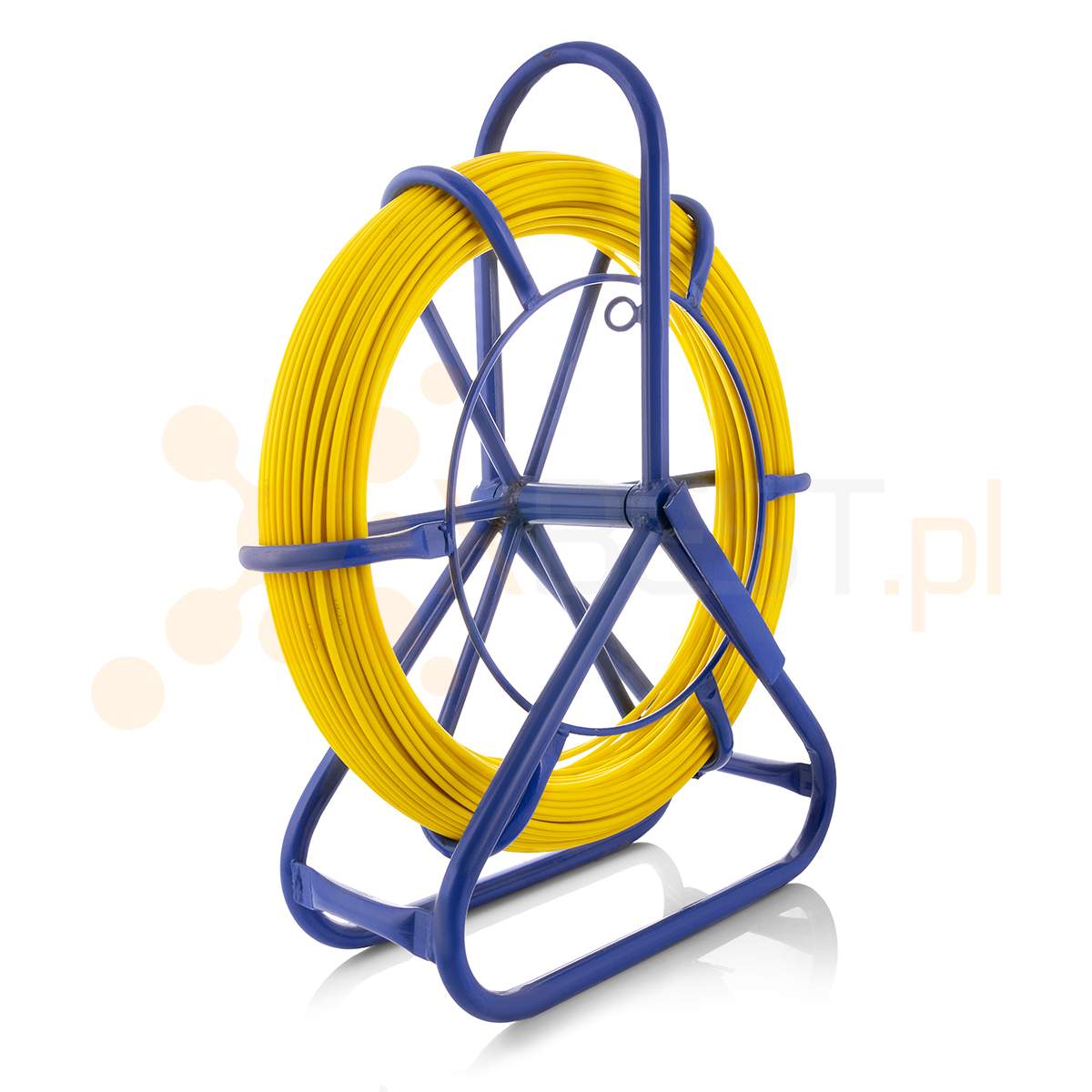 Pilot do wciągania kabli 100 m, 3.8 mm (włókno szklane FRP + Stojak) BASIC