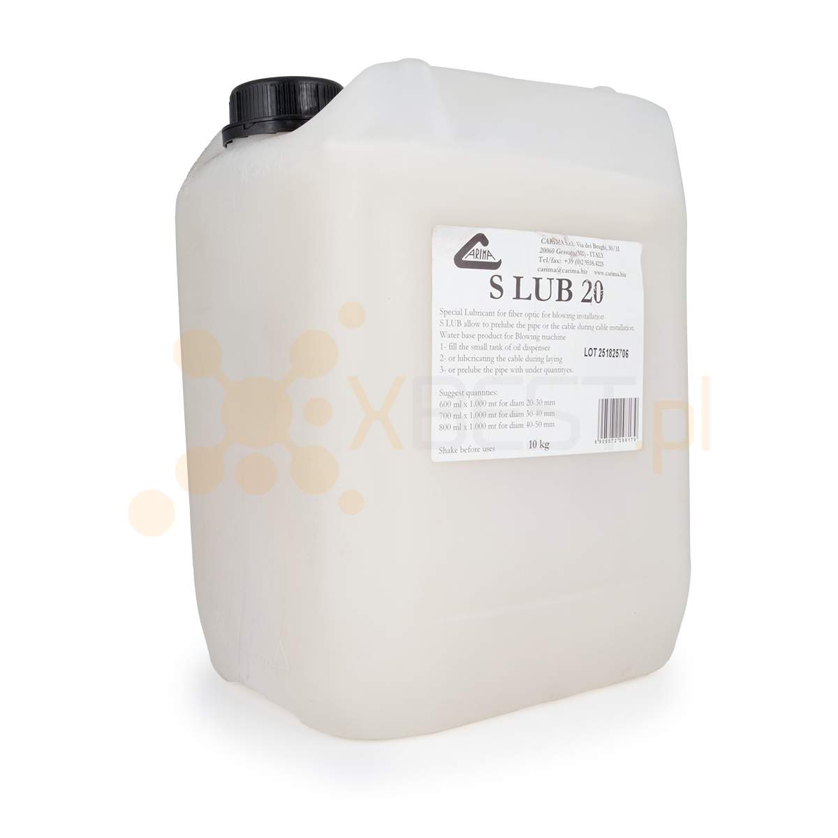 Płyn poślizgowy do wdmuchiwania kabli S LUB 20 10L