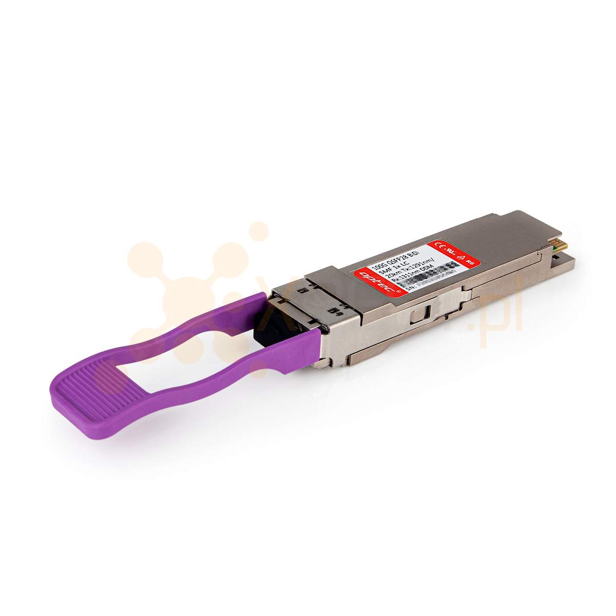 QSFP28 WDM OPTEC 100G SM LC 8.8dB 20km EML/PIN TX1291/RX1311 DDM