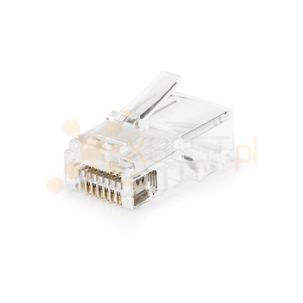 RJ45 plug cat. 5e, pass-through