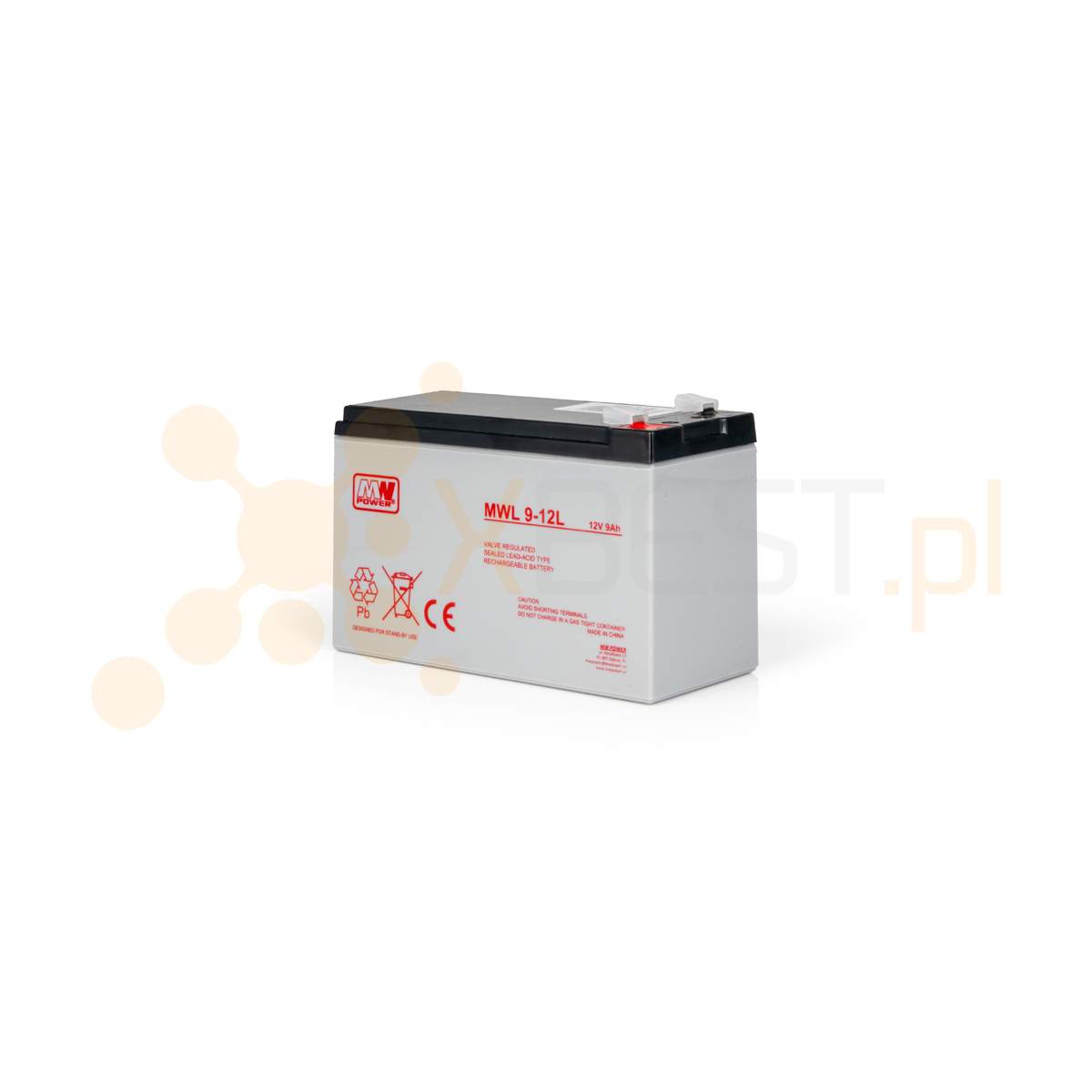 Akumulator AGM, MWL 9-12L (12V 9Ah Long Life)