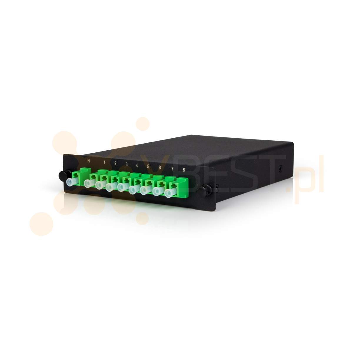 Splitter PLC LC/APC SM G.657A1 LGX BOX 1x8