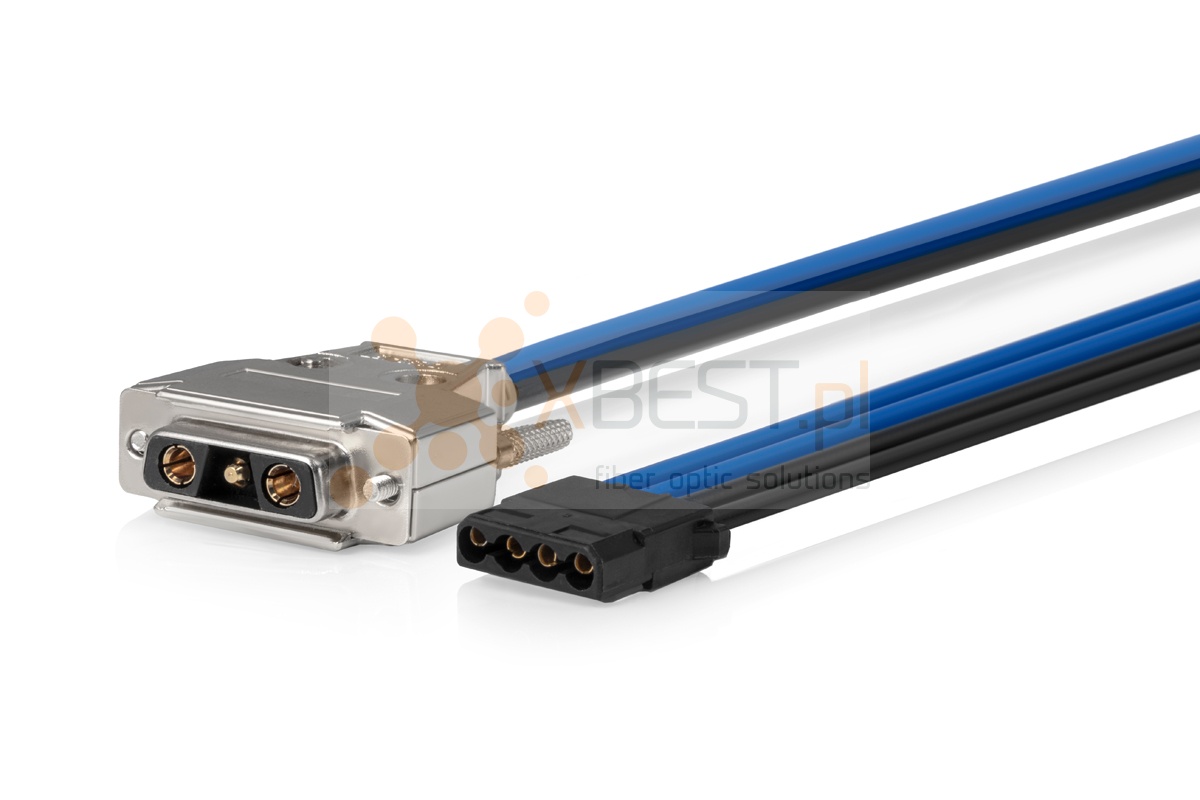 Kabel zasilający DC siłownia (Molex) z OLT (MD232) 3m