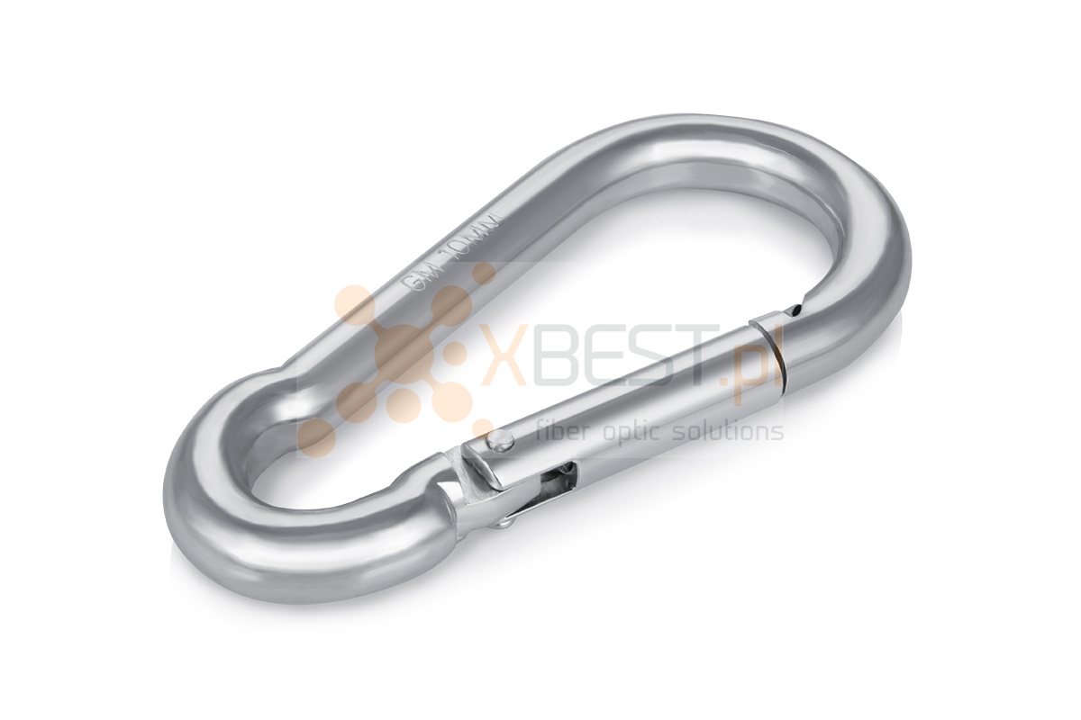 Karabińczyk bez zabezpieczenia 100x10mm ocynk