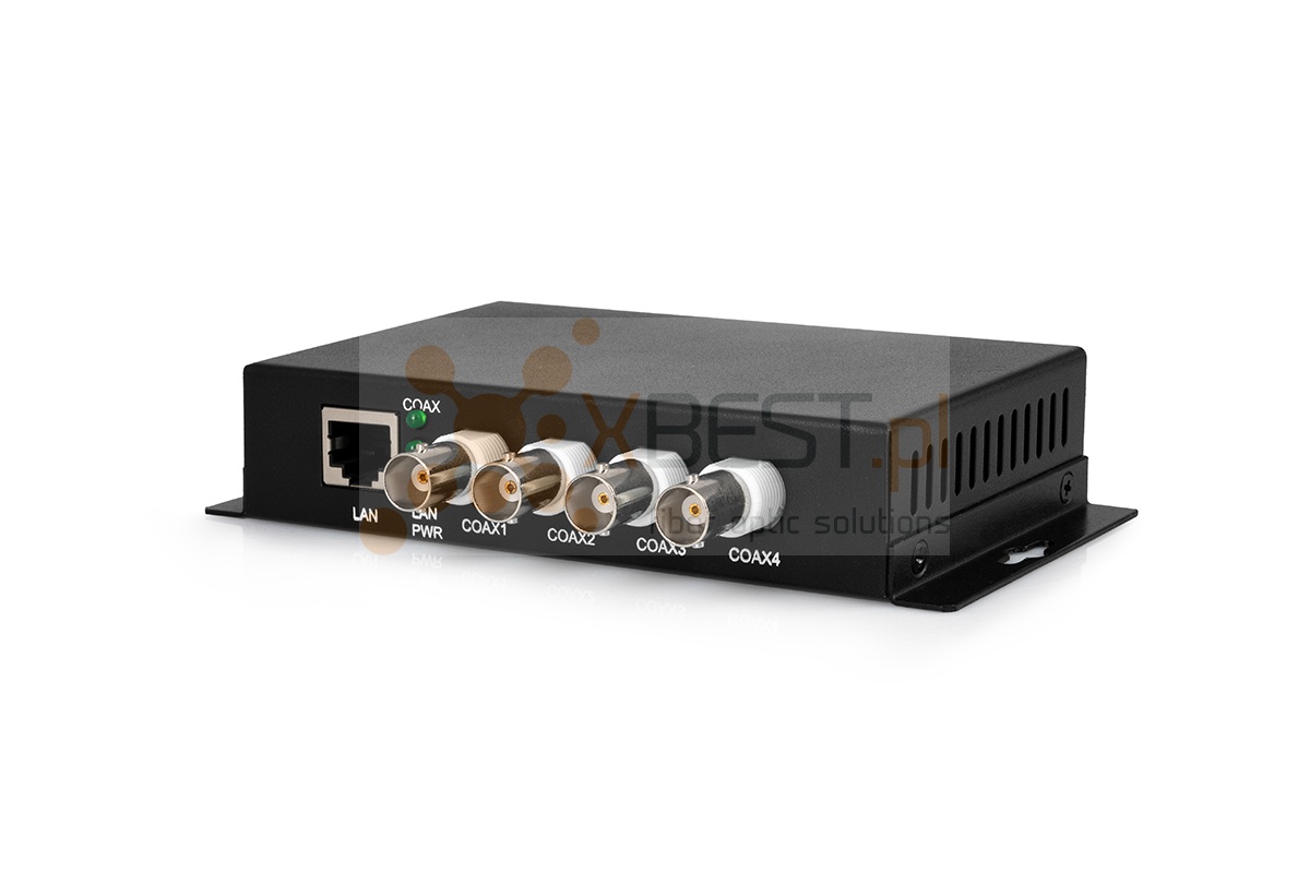 Converter EoC Active 10/100Mbps 1xETH 4xBNC