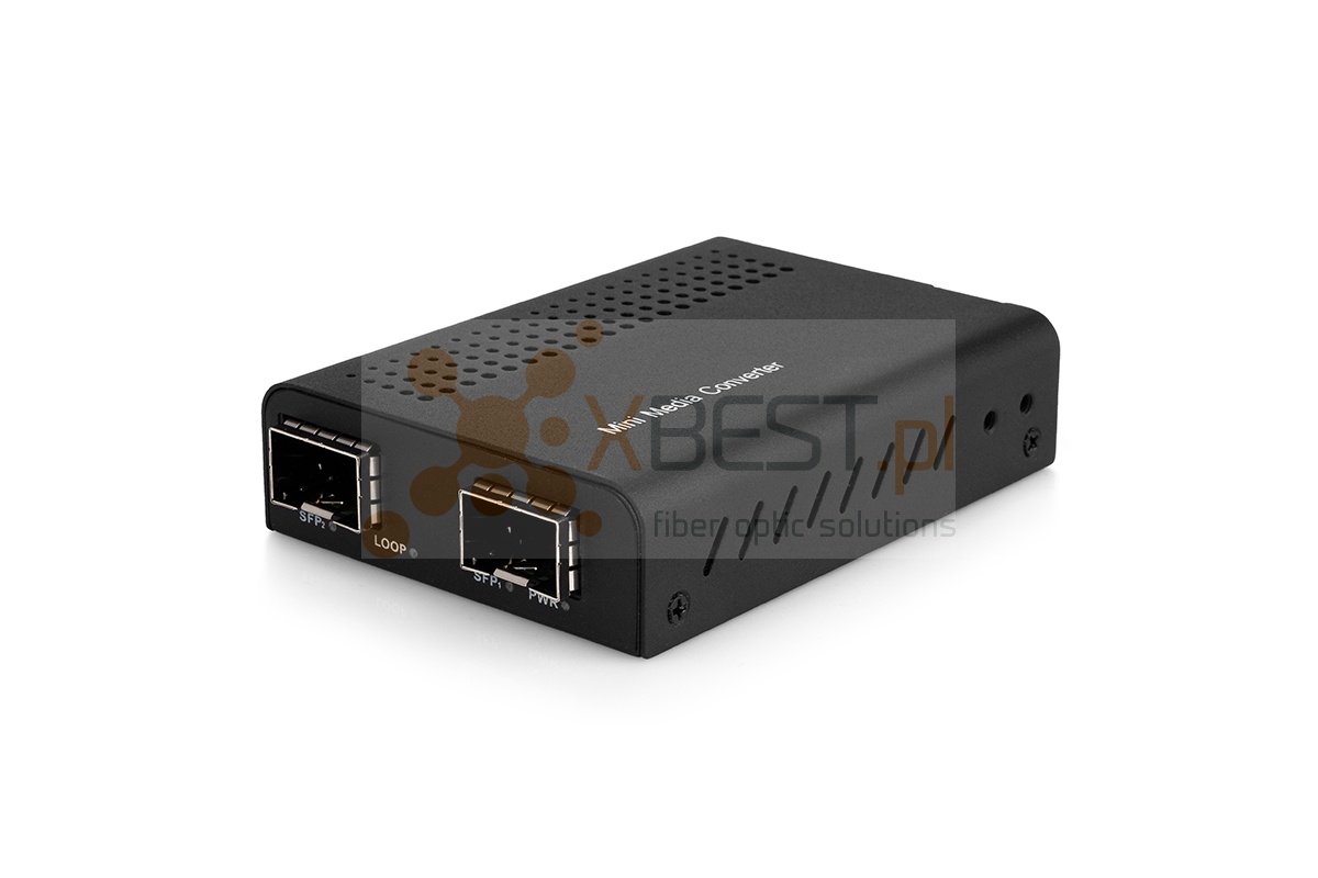 Converter Mini OptecLink SFP PORT 12S-MC-1FX1FX-10G, 2xSFP+ ports