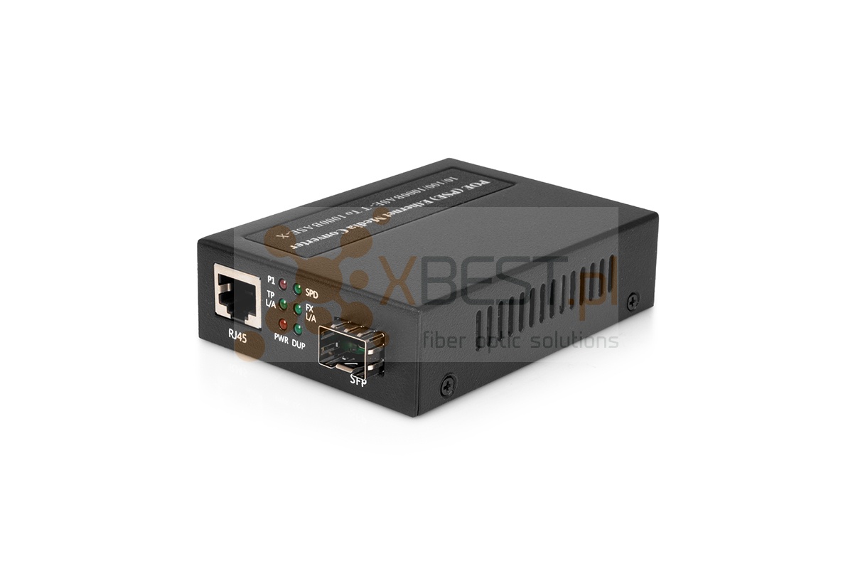 Converter OptecLink SFP PORT POE-EP-MC-1FX1TX-1G POE, 1xGE, 1xSFP ports