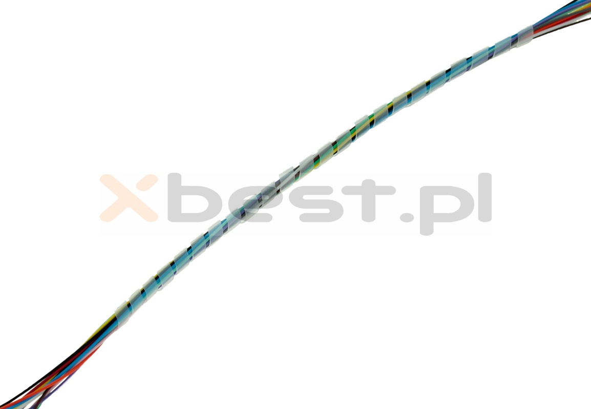 Spiralny organizer włókien, PVC 3mm, 1M