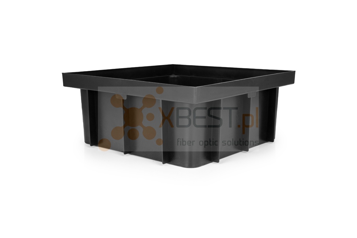 Korpus studni kablowej PP 300x300mm podwyższający studnie o 100mm (nadbudowa niska)