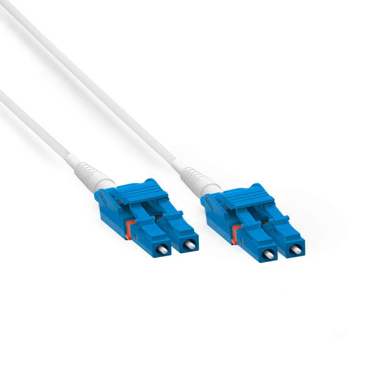 Patchcord ConnLink SILVER LC Uniboot/UPC-LC Uniboot/UPC SM G.657A2 DUPLEX 7m 2.0mm WHITE LSZH