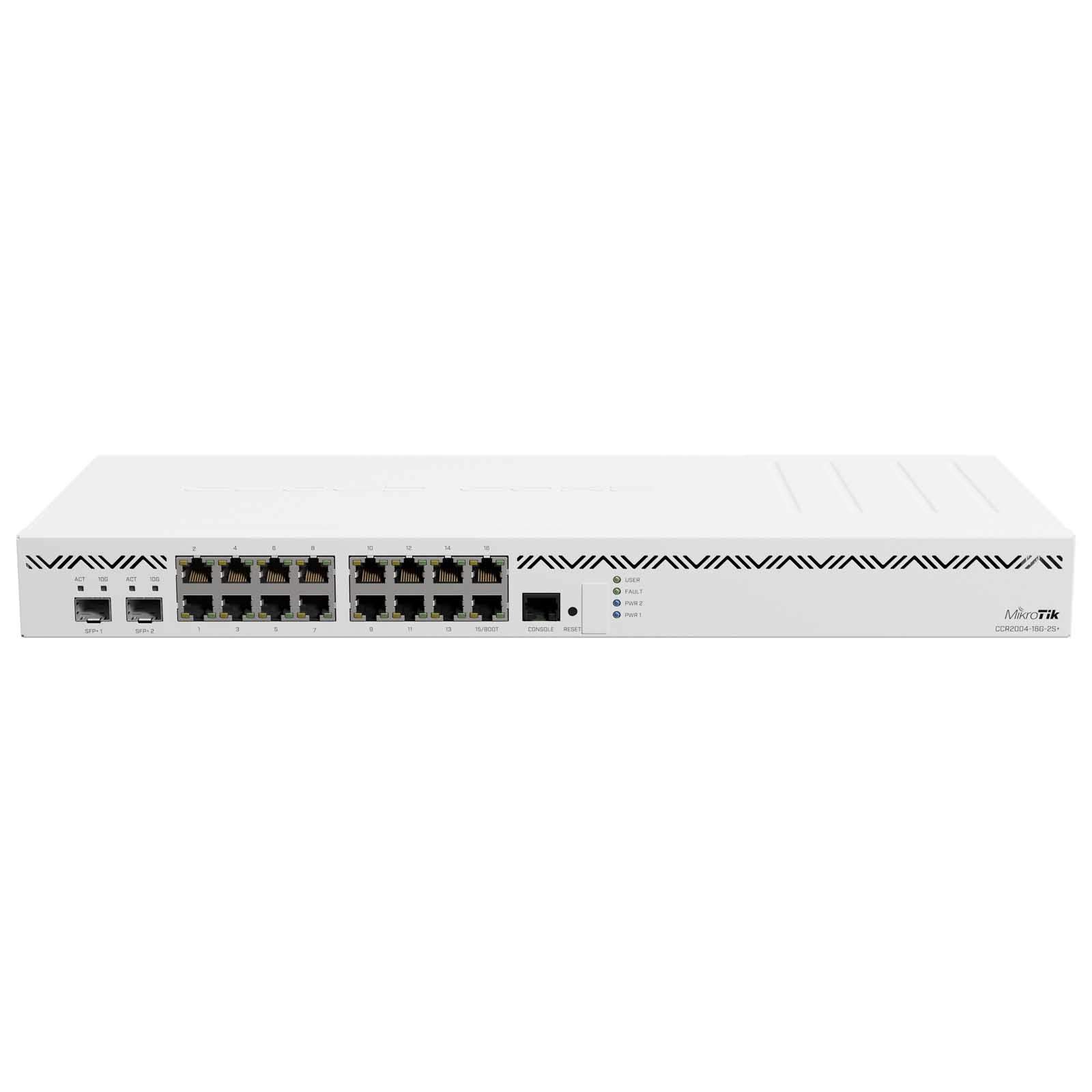 MikroTik CCR2004-16G-2S+ Cloud Core Router 1U, 16xGE, 2xSFP+ ports