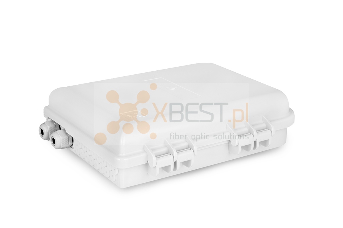 Mufa światłowodowa Tracom FTTX MDU B16 v3 (2xPG) WHITE