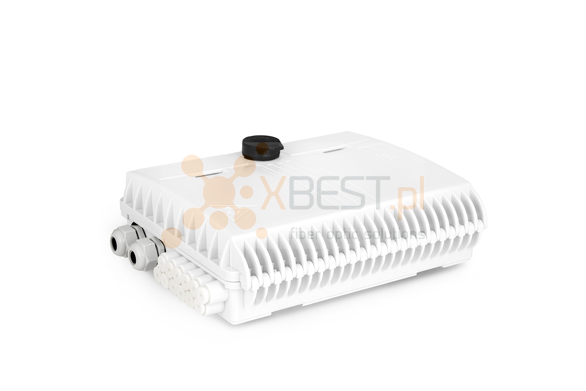 Mufa światłowodowa Tracom FTTX MDU C12 (2xPG) WHITE