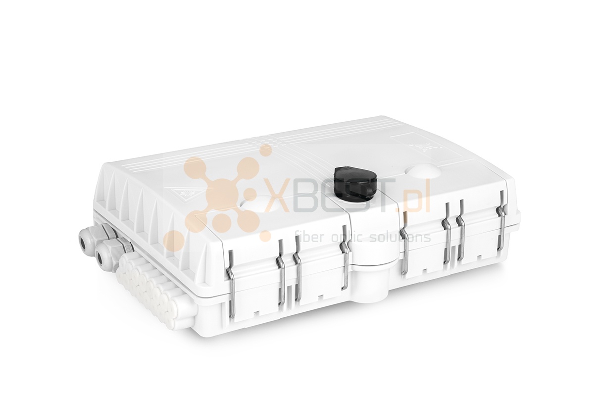 Mufa światłowodowa Tracom FTTX MDU C16 (2xPG) WHITE