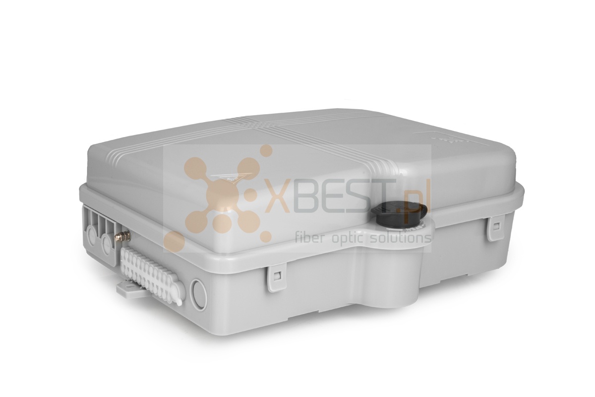 Mufa światłowodowa Tracom FTTX MDU E24 v3 (uncut port) +Patch Panel GREY