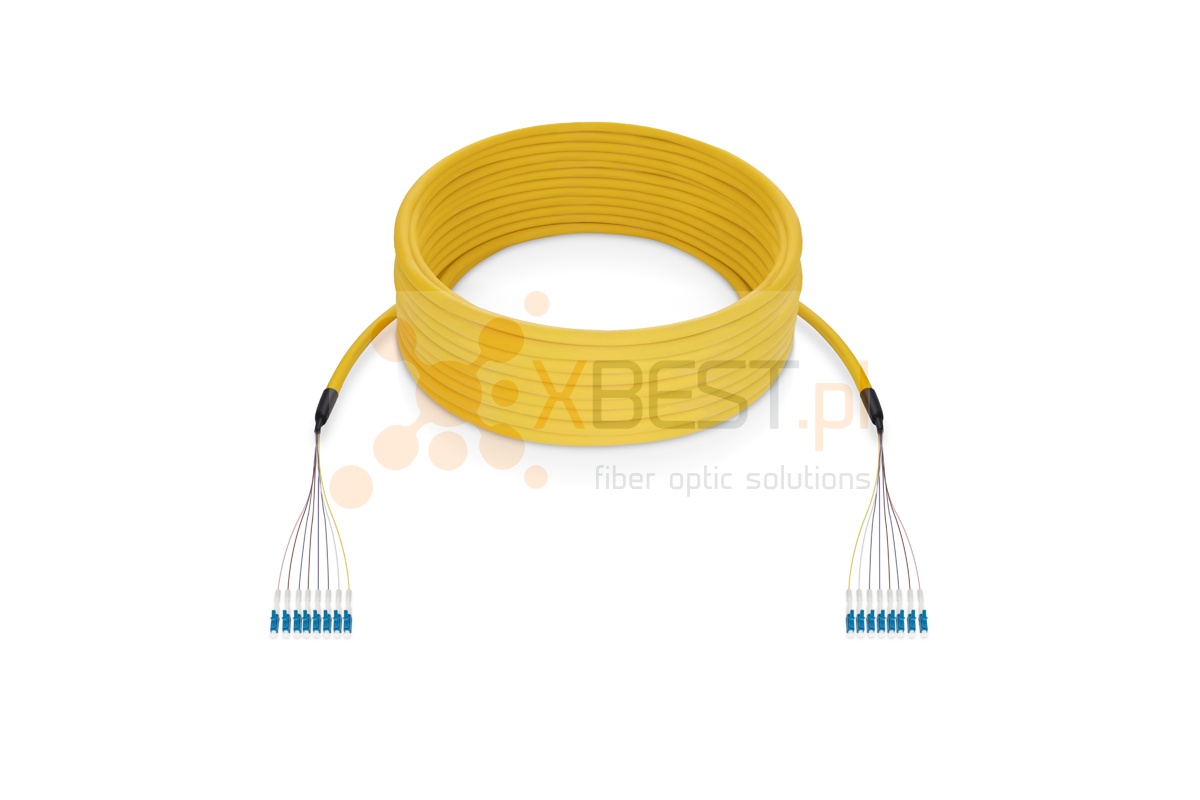 MultiPatchcord ConnLink SILVER 8x G.652D LC/UPC-LC/UPC 60M 3.0mm YELLOW LSZH