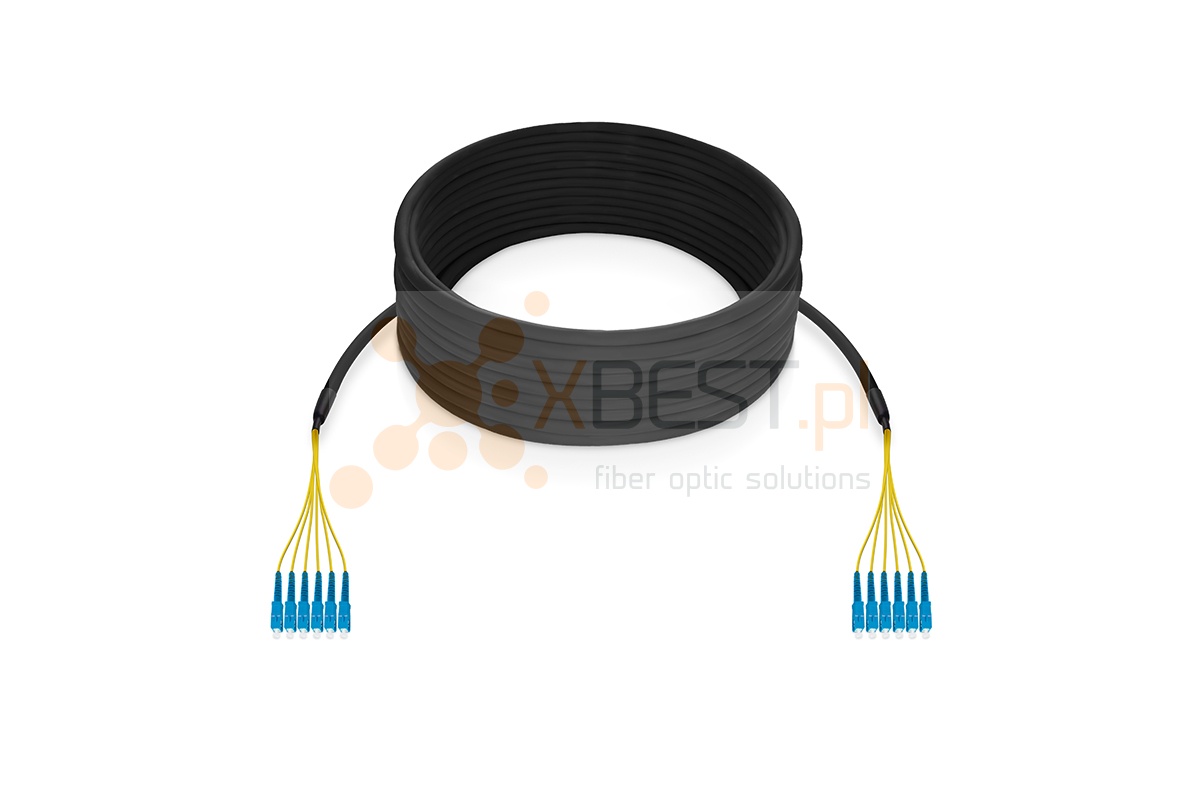 MultiPatchcord OPTIX AirFlow DROP S-QOTKSdD SM G657A2 6J, SC/UPC-SC/UPC, 55M
