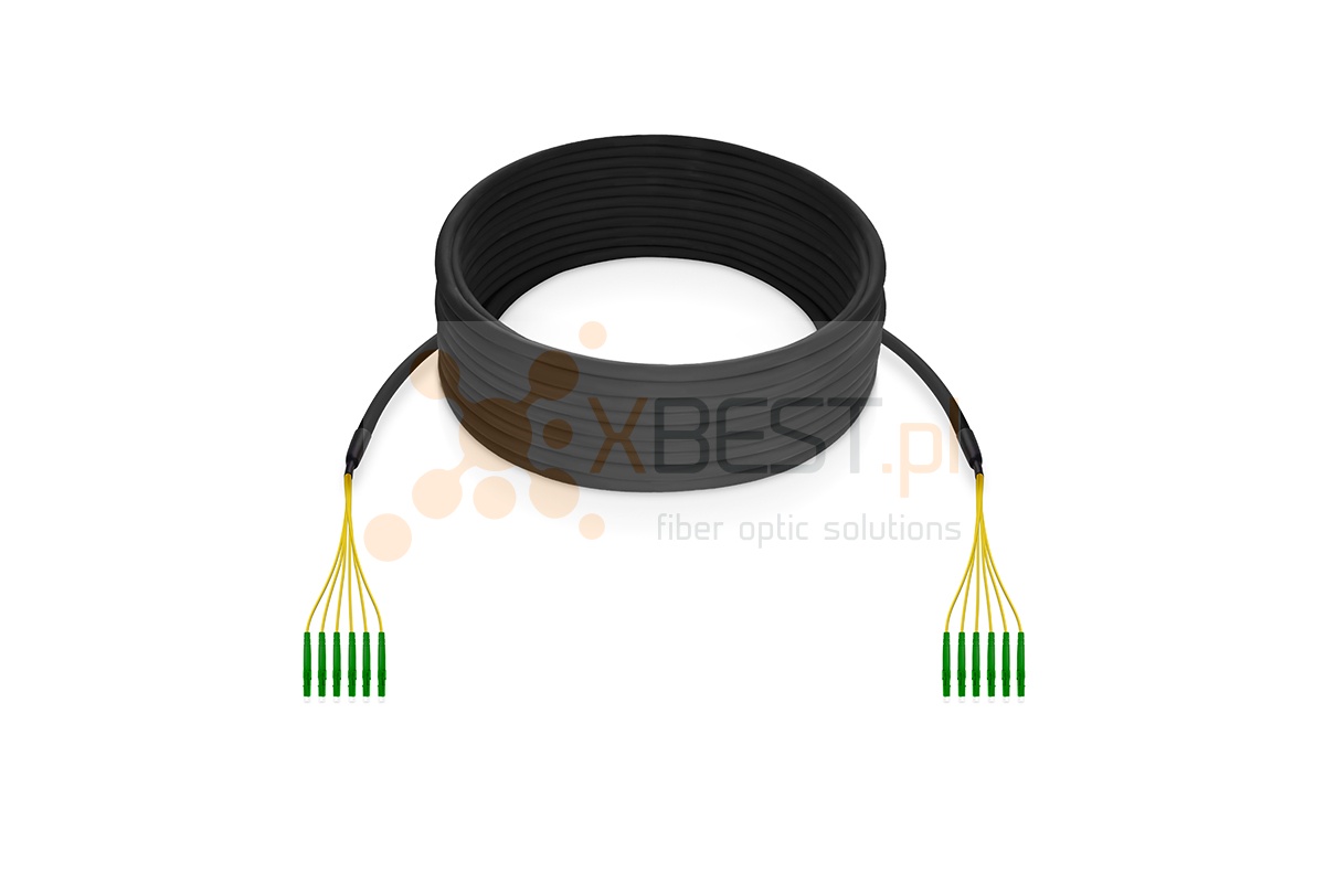MultiPatchcord OPTIX Aramid DROP Z-XOTKtcdD SM G652D 12J, 6xLC/APC-6xLC/APC, 37M