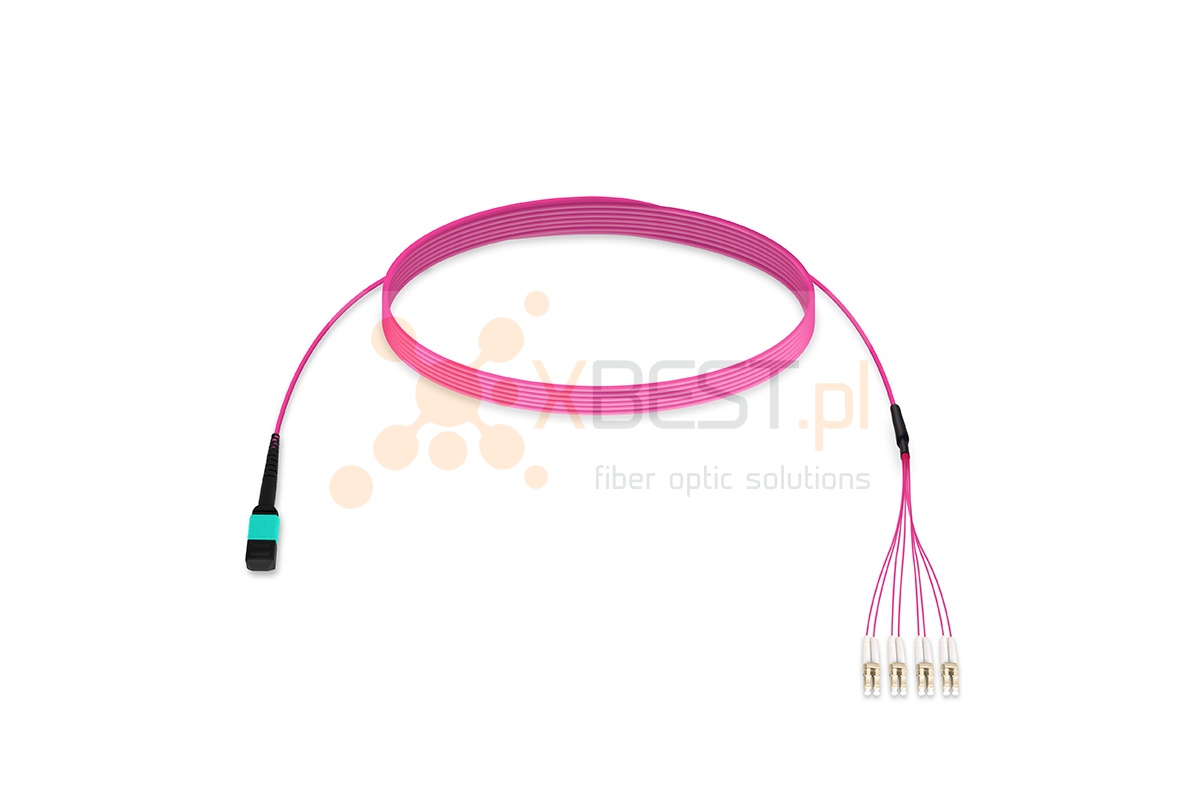 MultiPatchcord OPTO, 8x50/125 (OM4) Type B, LC/UPC-MPO(F), 3M