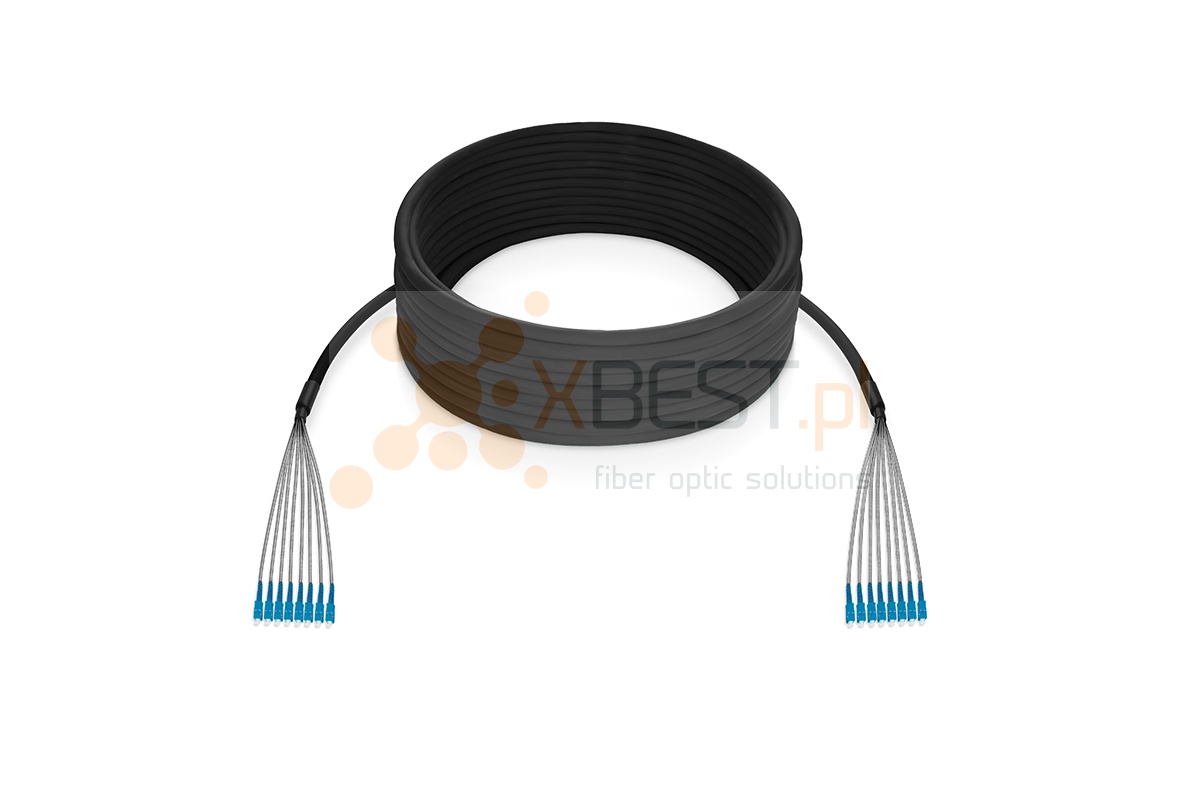 MultiPatchcord zbrojony OPTIX DAC DROP Z-XOTKtcd SM G652D 12J, 8xSC/UPC-8xSC/UPC, 200M