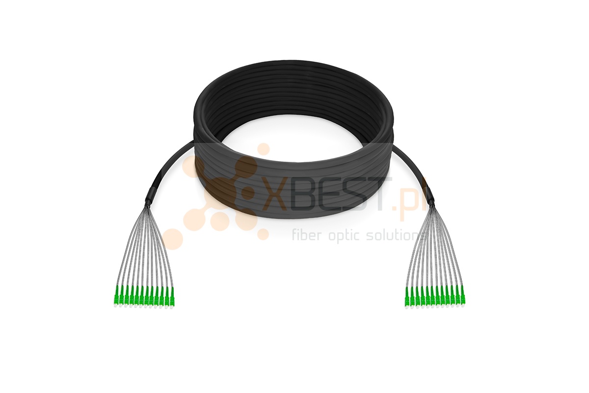 MultiPatchcord zbrojony OPTIX DAC DROP Z-XOTKtcd SM G652D 12J, SC/APC-SC/APC, 200M