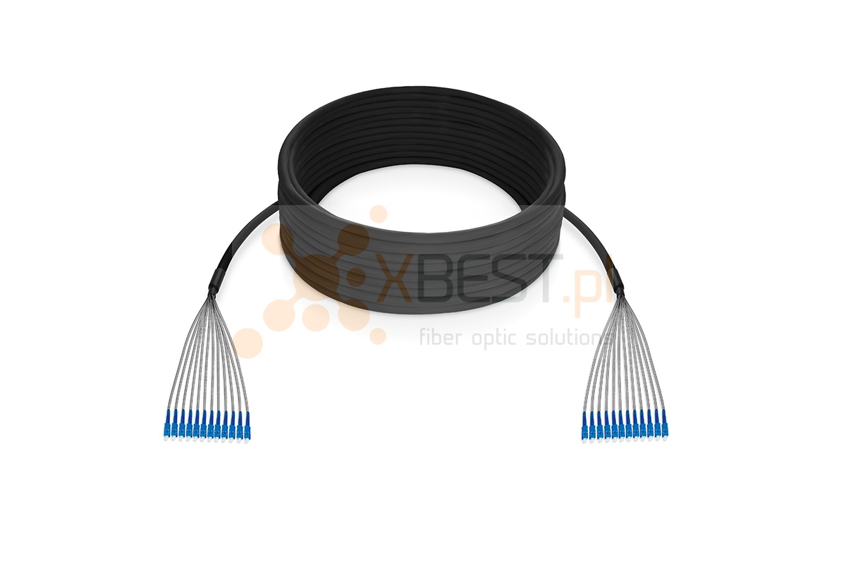 MultiPatchcord zbrojony OPTIX FRP DROP Z-XOTKtcd MM 50/125 (OM2) 12G, SC/UPC-SC/UPC, 25M