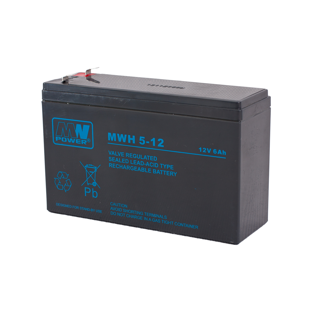 Battery AGM, MWH 5-12 (12V 5Ah/200W)