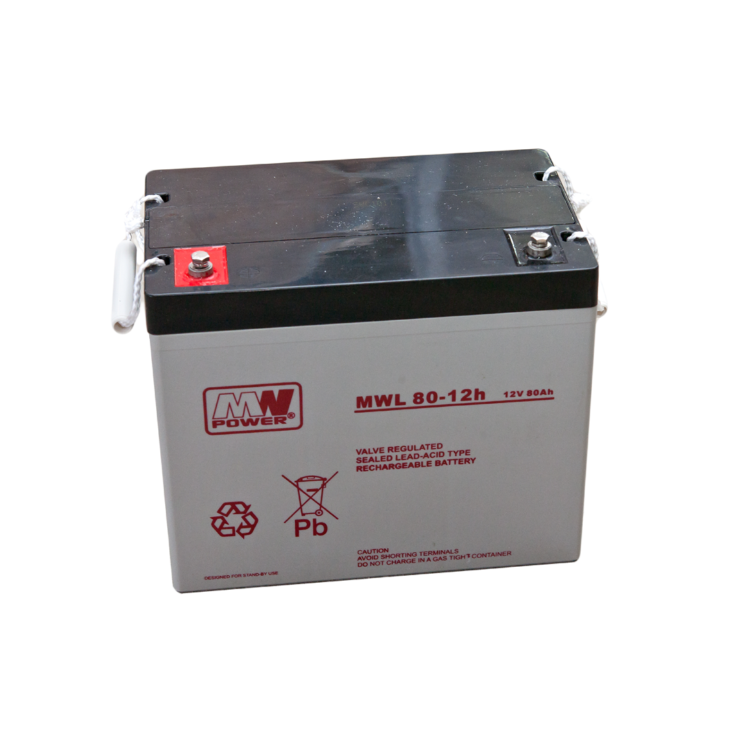 Batería AGM MW Power, serie MWL 80-12h 12V 80Ah (Long Life)