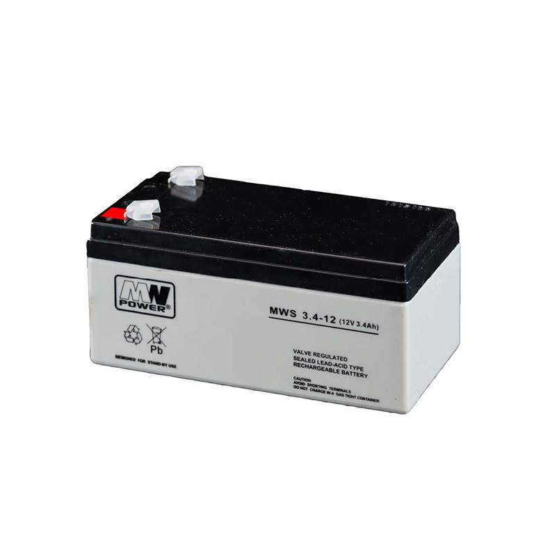 Akumulator AGM, MWS 3,4-12 (12V 3.4Ah)