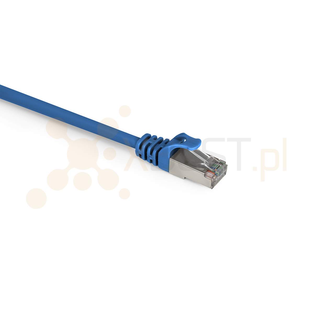 Patchcord S/FTP Cat 6A, LSZH, 1m, Blue