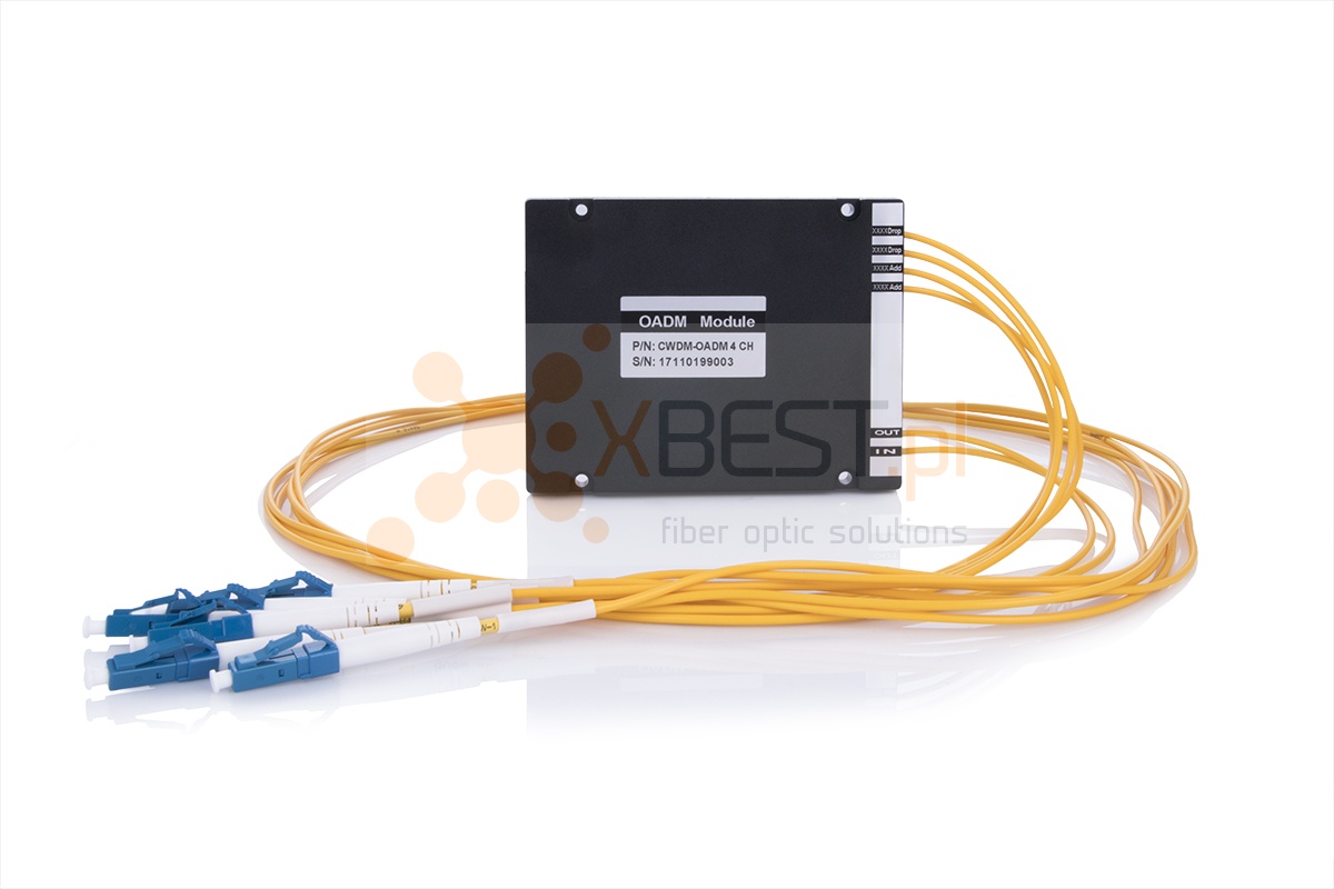 OADM BiDi OPTO, Add XXXX, XXXXnm, Drop XXXX, XXXXnm, 2.0mm SM G657A, LC/UPC (ABS BOX)