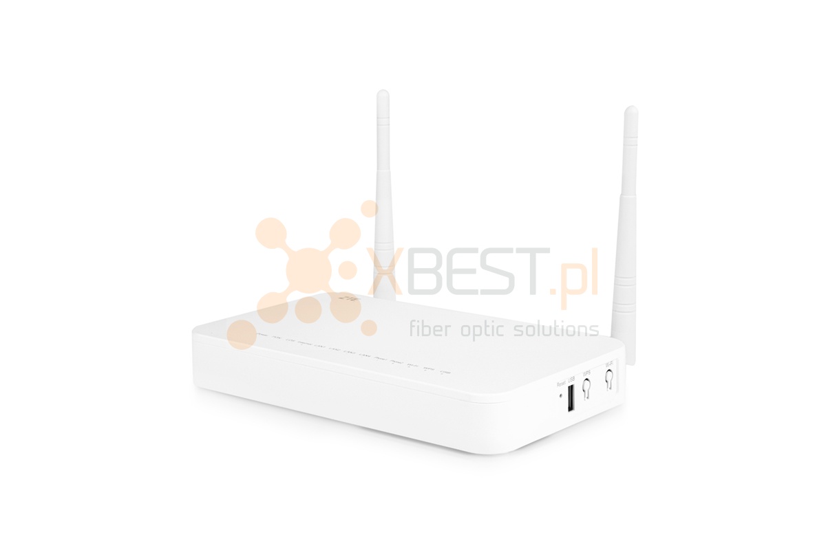 ZTE ONT GPON F660 v7.0 (4xGE, 2xFX, 1xGPON, WiFi-n, 1xUSB) (SC/APC)