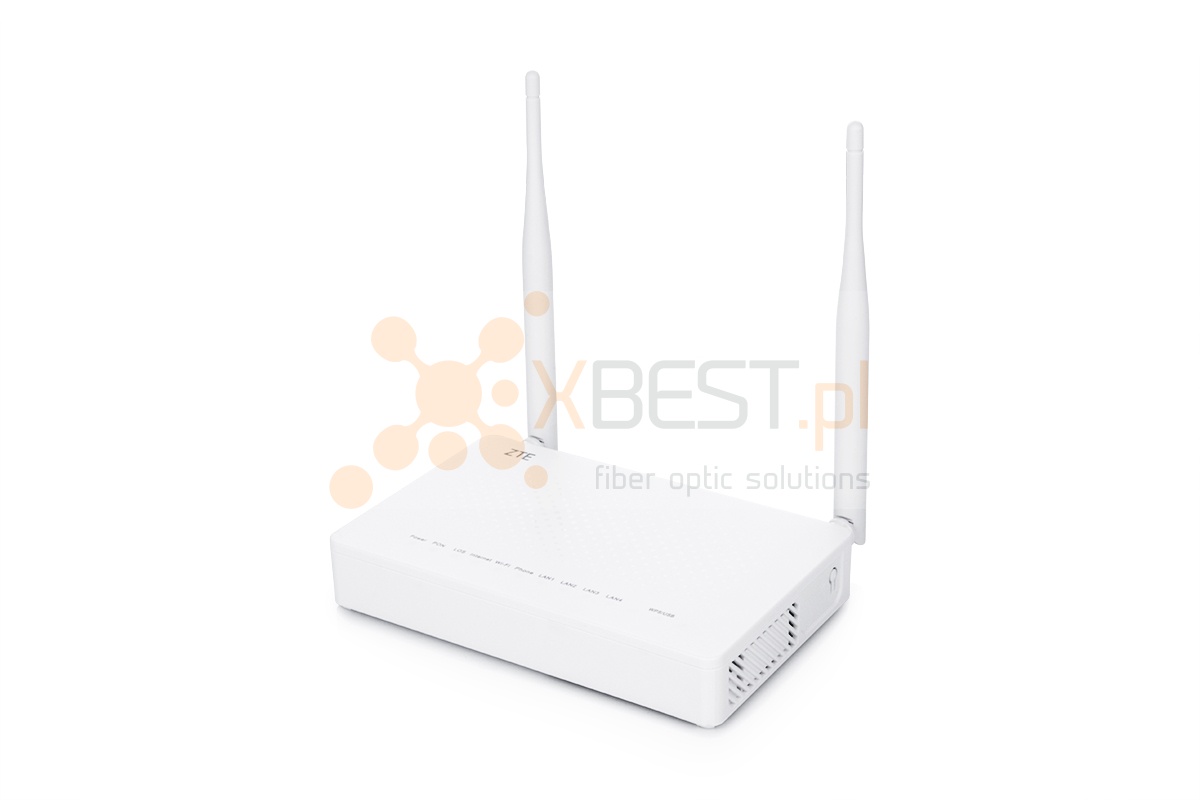 ZTE ONT GPON F660 v8.0 (1xGE, 3xFE, 1xFX, 1xGPON, WiFi-n, 1xUSB) (SC/UPC)