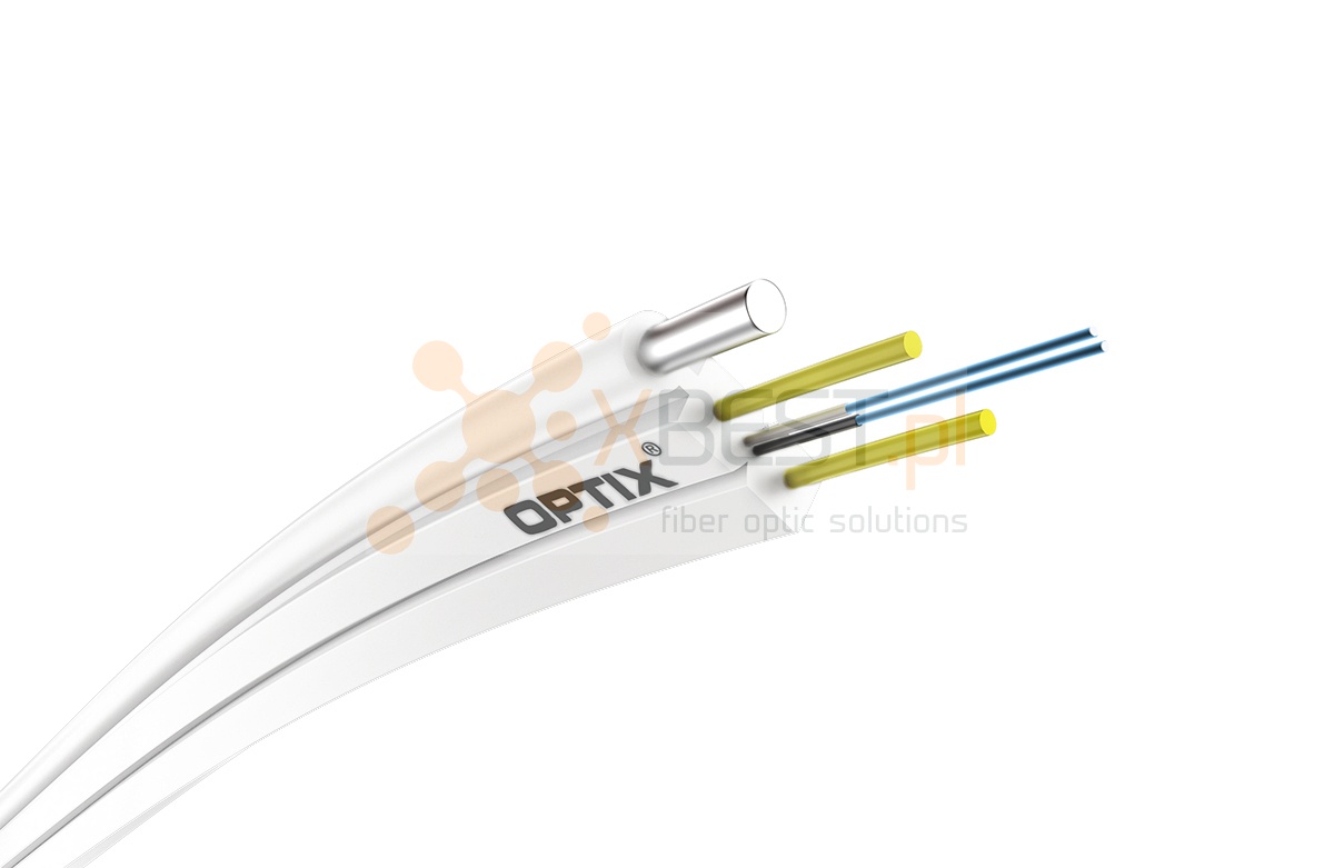 OPTIX cable S-NOTKSp STEEL + 2x ARP OACC401 2F G.657A2 WHITE 1km/box
