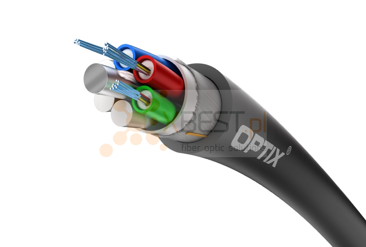 OPTIX cable Saver Z-XOTKtsdDb DC201 72x9/125 6T12F ITU-T G.652D 1.8kN