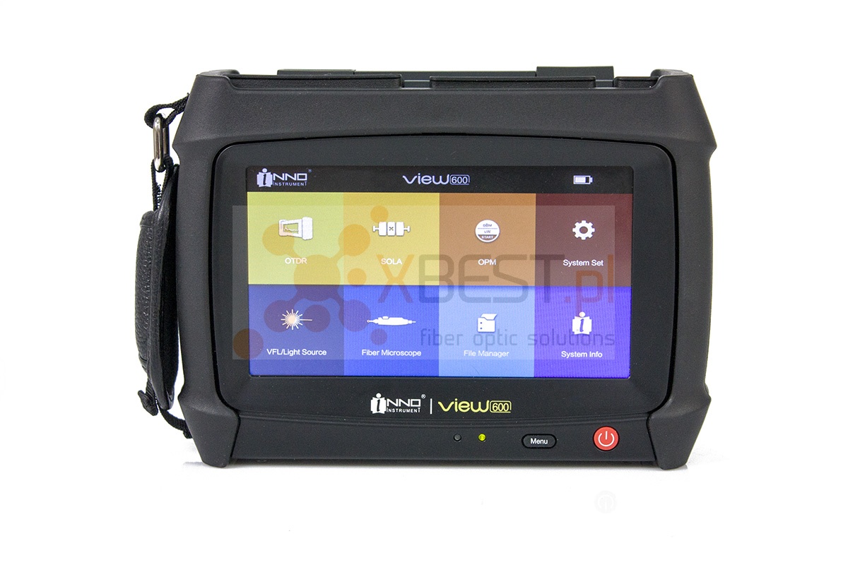 OTDR INNO View 600 (1310/1550/1625nm, 39/38/39dB) + HC1 + 2x CNT1 + CNT2 + CNT3 + PMC1 + PMC2 + PMC3