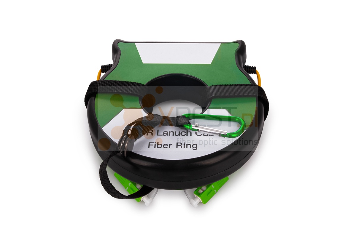 OTDR Launch cable BOX mini, 9/125um, 0.5km, SC/APC-SC/APC (rozbiegówka) 