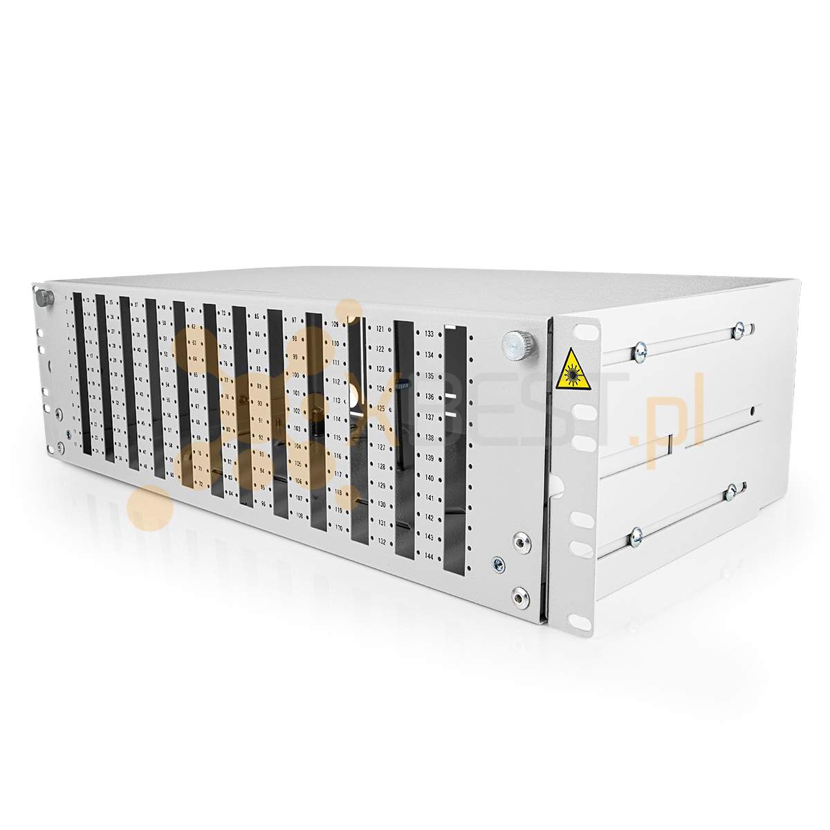 Tracom CX PSW 19" 144× SC Simplex 3U sliding enclosure