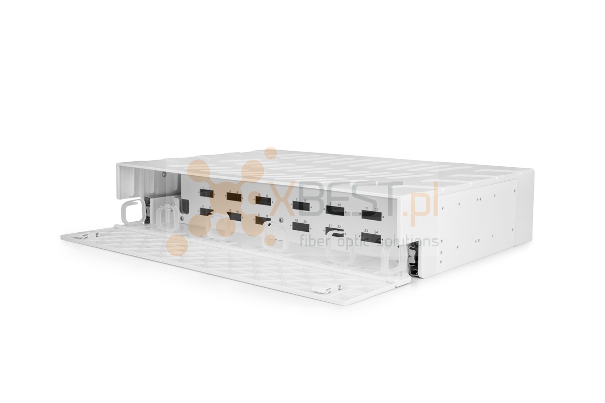 Patch Panel Tracom SLIDE 19" 2U, 12x SC Duplex (4xP3024)